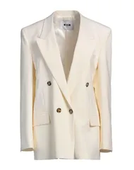 エムエスジイエム レディース アウター ジャケット・ブルゾン テーラードジャケット MSGM Ivory アイボリーのサムネイル