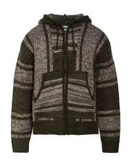 オベイ メンズ アウター カーディガン ファスナー付きニット OBEY Dark Green グリーンのサムネイル