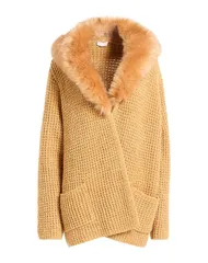 リュージョー レディース アウター カーディガン LIU JO Camel キャメルのサムネイル