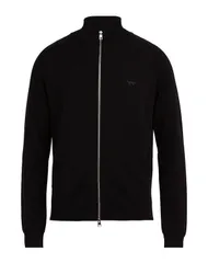 メゾンキツネ メンズ アウター カーディガン ファスナー付きニット MAISON KITSUN Black ブラックのサムネイル