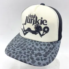 【未使用】HYSTERIC GLAMOUR ヒステリックグラマー VINYL JUNKIE メッシュキャップ 帽子 フリーサイズのサムネイル