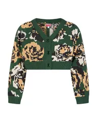 ケンゾー メンズ アウター カーディガン KENZO Dark Green グリーンのサムネイル