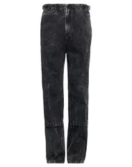 ランバン メンズ ボトムス デニムパンツ ストレートレッグ LANVIN Black ブラックのサムネイル
