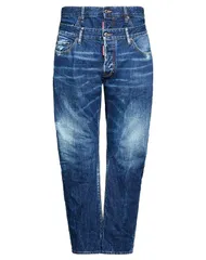 ディースクエアード メンズ ボトムス デニムパンツ ストレートレッグ DSQUARED2 Blue ブルーのサムネイル