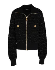 バルマン レディース アウター ジャケット・ブルゾン BALMAIN Black ブラックのサムネイル