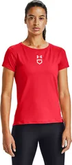 アンダーアーマー レディース アウター ジャケット・ブルゾン Under Armour Womens IsoChill Softball Short Sleeve Red レッドのサムネイル