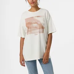 オニール レディース トップス Tシャツ ONeill Womens ORiginals Wave Tone Oversized TShirtofuのサムネイル