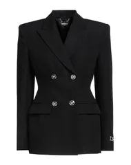 ヴェルサーチ レディース アウター ジャケット・ブルゾン テーラードジャケット VERSACE Black ブラックのサムネイル