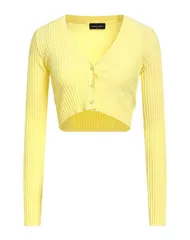 ロベルトコリーナ レディース アウター カーディガン ROBERTO COLLINA Yellow イエローのサムネイル