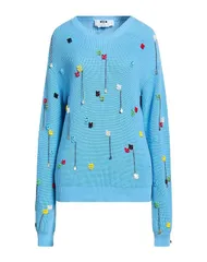 エムエスジイエム レディース トップス シャツ プルオーバー MSGM Azure Blue ブルーのサムネイル