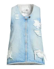 マルタンマルジェラ レディース アウター ジャケット・ブルゾン デニムブルゾン MAISON MARGIELA Blue ブルーのサムネイル