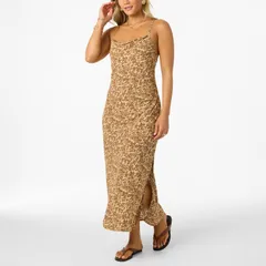 オニール レディース トップス ワンピース ONeill Womens Holly Animal Dress Warm Sand サンドのサムネイル