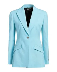 ヴェルサーチ レディース アウター ジャケット・ブルゾン テーラードジャケット VERSACE Sky Blue ブルーのサムネイル