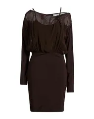 ツインセット レディース トップス ワンピース TWINSET Dark Brown ブラウンのサムネイル