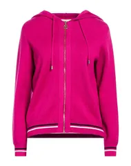リュージョー レディース アウター カーディガン ファスナー付きニット LIU JO Fuchsia フューシャのサムネイル