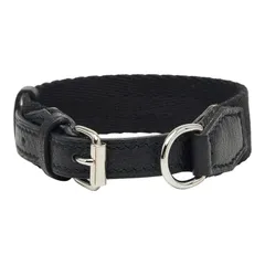 エルメス ケリー ドッグカラー 首輪 □M刻印 ブラック レザー キャンバス レディース HERMES【1-0269951】のサムネイル