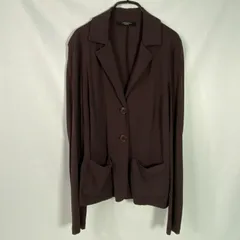Max Mara Weekend line マックスマーラ ウィークエンド 伸縮素材 テーラードジャケット 羽織り ブラウン Mのサムネイル