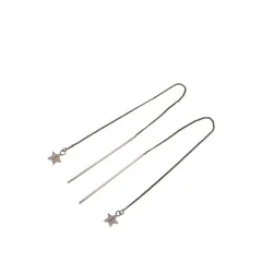 サンローラン スター 星 モチーフ ピアス シルバー メタル レディース SAINT LAURENT【1-0269139】のサムネイル