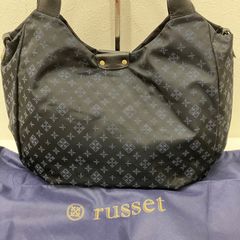 新品タグ未使用✨️ラシット 2wayボストンバッグ大容量モノグラム 牛革