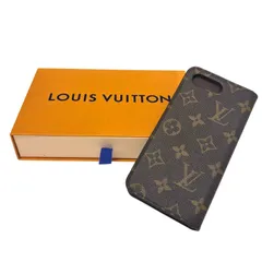 LOUIS VUITTON ルイヴィトン フォリオ モノグラム iPhoneケース イニシャル入り M63400 ブラウン モノグラム スマホケース ユニセックス 【中古】 52605K228のサムネイル