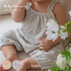 【クリアランスSALE 50%OFF】韓国子供服 韓国ベビー服 ロンパース Rico All-in-one オールインワン by 1gram (6m, 12m,24m) (purple / pink)のサムネイル