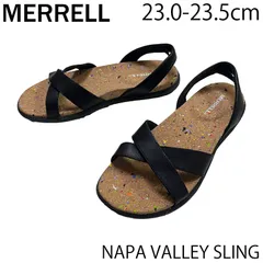 【USED／23.0-23.5cm】MERRELL NAPA VALLEY SLING サンダル ブラック／コルクのサムネイル