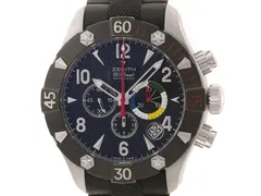ZENITH ゼニス デファイ クラシック クロノエアロ・キャリバー4000SC 03.0526.4000 腕時計 ステンレススチール/ラバー ブラック メンズ【中古】437のサムネイル
