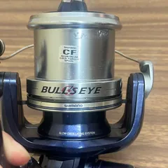 （b10253）SHIMANO シマノ BULL’S EYE ブルズアイ 7050 スピニングリール 磯 遠投 カゴ釣り CF ALUMINUM COLD FORGED SPOOLのサムネイル