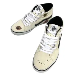 バンズ VANS ×SUPREME Skate Grosso Mid "Bullet Hole/Natural" スケートグロッソミッドブレットホール スニーカー ハイカット バレットホール柄 27.5 白 ホワイトのサムネイル