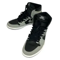 ナイキ NIKE 555088-035 AIR JORDAN 1 HIGH OG SHADOW 2.0 エア ジョーダン 1 レトロ ハイ オリジナル "シャドウ 2.0" スニーカー ロゴ 28 黒 ブラック グレーのサムネイル
