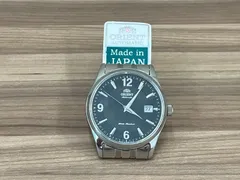 【未使用保管品】ORIENT オリエント 自動巻き メンズ 腕時計 ブラック文字盤 デイト 日本製 Automaticのサムネイル
