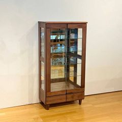 スズラン様 カンディハウス□ツイスト ミニキュリオ□ウォールナット