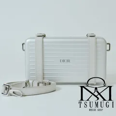DIOR ディオール RIMOWA リモワ パーソナル アルミニウムxレザー ショルダーバッグ シルバーのサムネイル