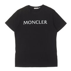 極美品】MONCLER 立体刺繍ロゴ ワッペンTシャツ 23SSブラック XL