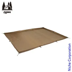 【新品】 オガワキャンパル(ogawa)  アポロン用 リビングシート 1327 アウトドア キャンプ ブラウン キャンプ用品 シート アポロン バスタブ形状 テントのサムネイル