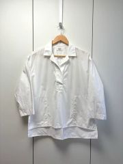 MHL マーガレットハウエル 2025 春夏 半袖シャツ コットン 白 2サイズ