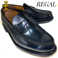 REGAL リーガル ウィングチップ タッセルローファー 2647 黒 ブラック