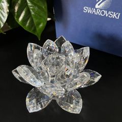 スワロフスキー　ピンクローズラージフラワー　安定感•重厚感ある安らぐ３色　廃盤品 スワロフスキー ピンクローズラージフラワー 安定感•重厚感ある安らぐ