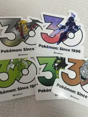 ポケモン30周年記念ポップアップステッカー ギラティナ パラブレ—ザ— スト—ン ジガルデのサムネイル