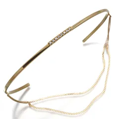 アーカー ブレスレット ダイヤ ダイヤモンド 0.04ct シャンデリアチェーン バングル カフ K18YG 箱 #198292のサムネイル