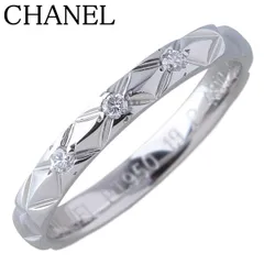 シャネル マトラッセ ダイヤ リング スモール #47 3PD PT950 J2821型 新品仕上げ済 CHANEL【26740】のサムネイル