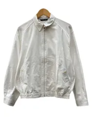 バラクータ BARACUTA G-13 Swing Top Jacket スウィング トップ ジャケット ジップアップ ハリントン アウター 薄手 白 ジャケット ロゴ ホワイト Lサイズ 104MT-3474のサムネイル