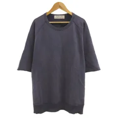 レミレリーフ REMI RELIEF スウェット トレーナー XL 紫 パープル クルーネック ラグランスリーブ 半袖 トップス /YU ■GY64のサムネイル