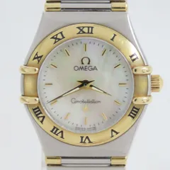 Ts806711 オメガ 腕時計 YG/SS　コンビ　コンステレーション シェル文字盤 レディース OMEGA 中古のサムネイル