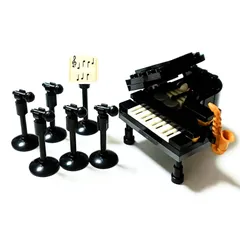 レゴ 正規品 中古 グランドピアノ サックス マイク 楽譜 レゴブロック【管理番号：4264】のサムネイル