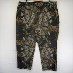 古着 カーハート Carhartt ダック パンツ ペインター ジップ ハンマーループ w42 L30  ブラウン系 カモフラージュ（迷彩） メンズのサムネイル