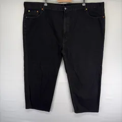 古着 リーバイス Levi's デニム パンツ 550 バギー ジーパン 特大 テーパード ジーンズ ブラックデニム w54 L30  ブラック系 メンズのサムネイル