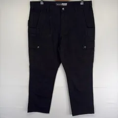 古着 カーハート Carhartt パンツ カーゴパンツ サイドポケット ワンポイントロゴ ジッパーフライ w38 L30  ブラック系 メンズのサムネイル