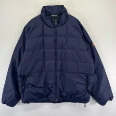 古着 90's/90年代 ティンバーランド Timberland ジャケット 大きいサイズ ダウン フルジップ 2XL  ネイビー系 メンズのサムネイル