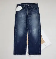 22SS) VISVIM ビズビム ソーシャルスカルプチャー 01 Damaged-30 デニム 34/30のサムネイル
